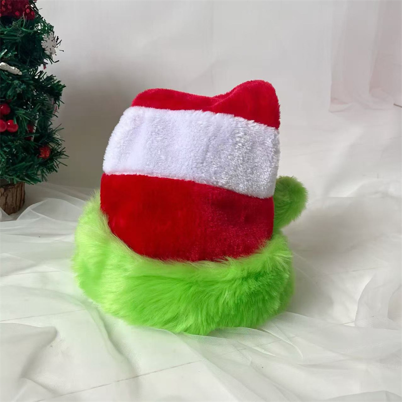 Splicing Santa Claus Hat Chris - Santa Hat Plush 评论和价格