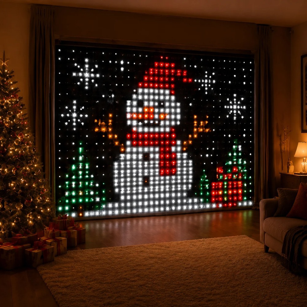 LED Pixel Curtain Lights Bluet - Led Fairy String Lights 评论和价格