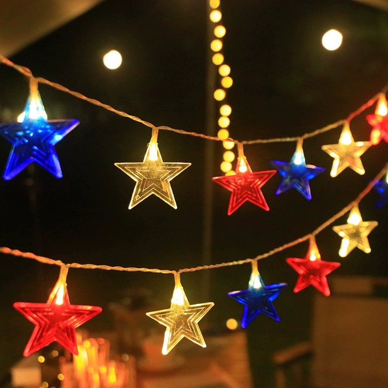 3Color Star LED String Lights  - Led Fairy String Lights 评论和价格