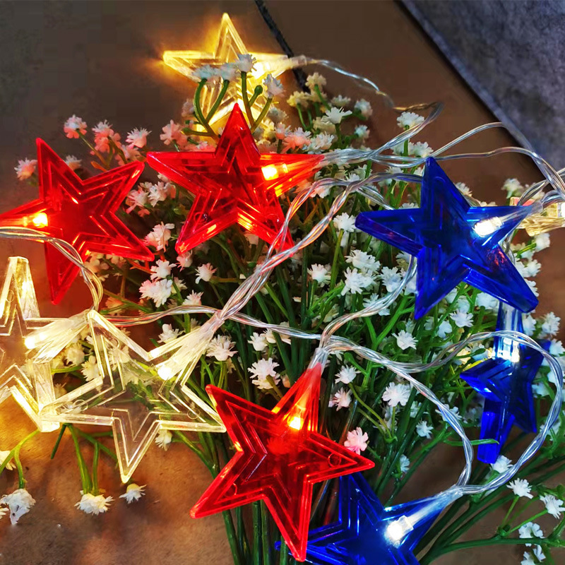 3Color Star LED String Lights  - Led Fairy String Lights 评论和价格