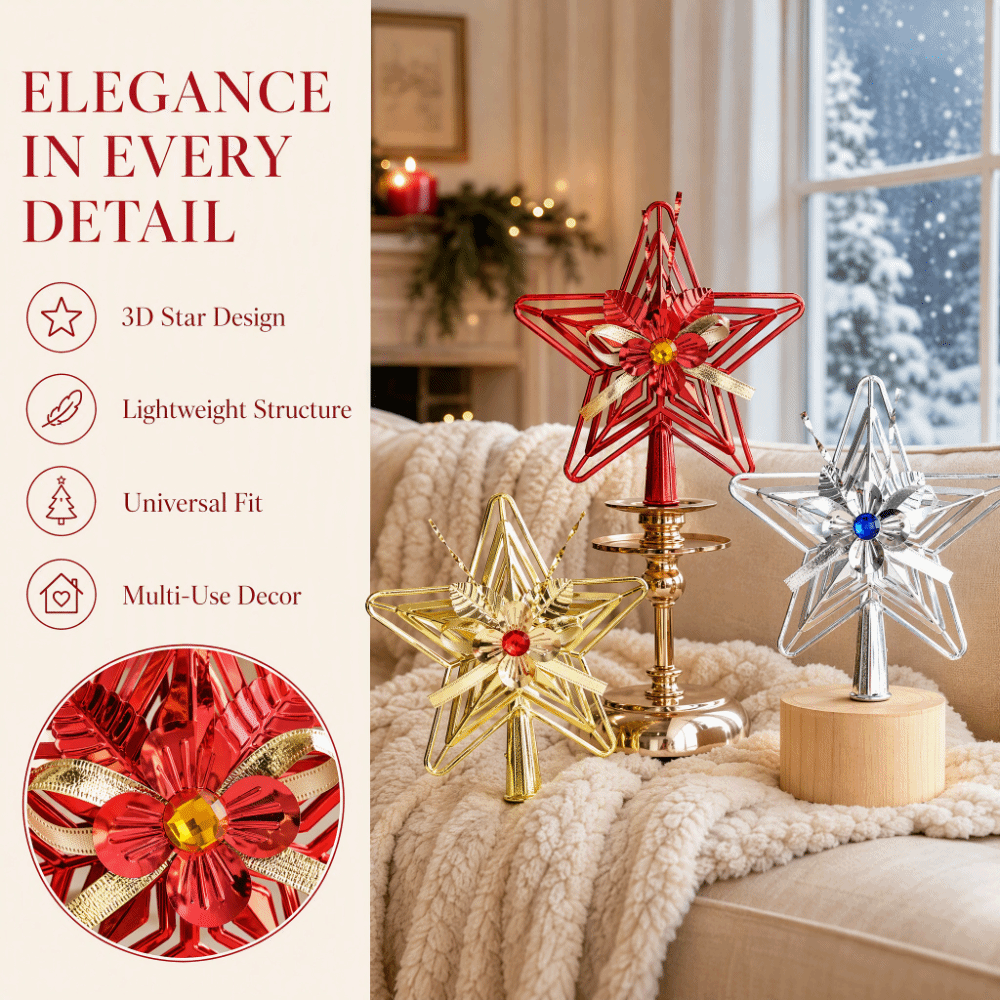 Plastic Star Topper Electropla - Star Tree Topper 评论和价格