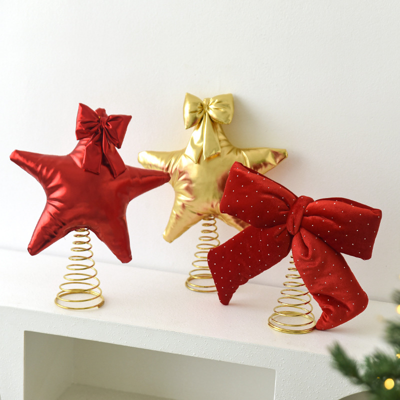 Christmas Star Tree Topper Bow - Star Tree Topper 评论和价格