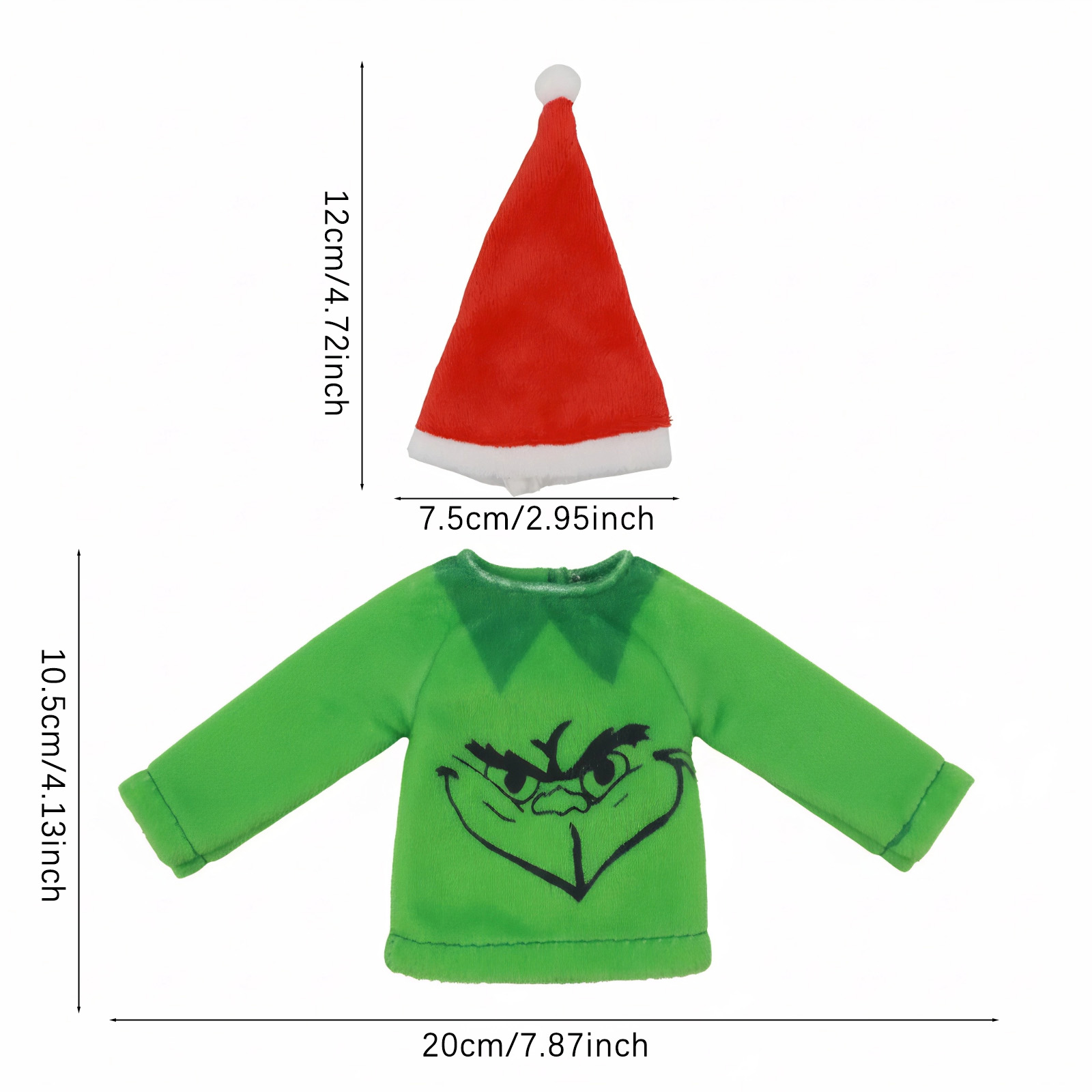 Suitable For 30cm Dolls, Chris - Santa Hat Plush 评论和价格